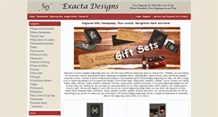 Desktop Screenshot of exactadesigns.com